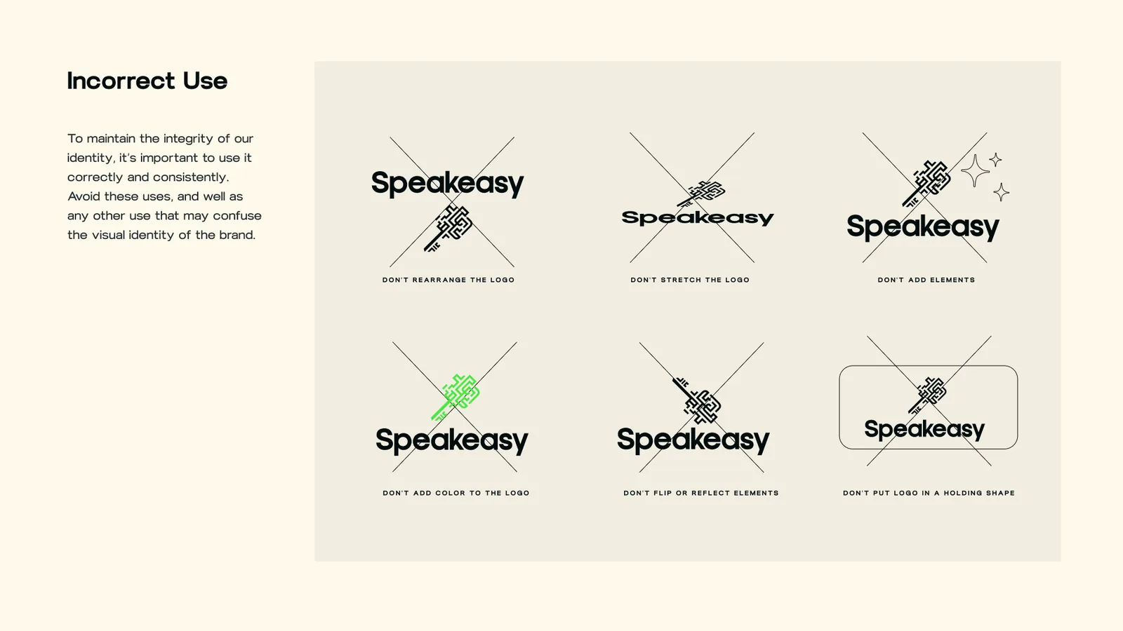 Incorrect use: six things not to do with the logo